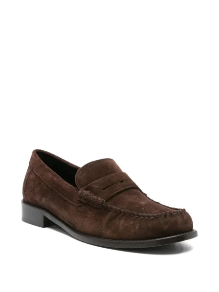 Pantofi loafer Paris Texas din piele de căprioară maro
