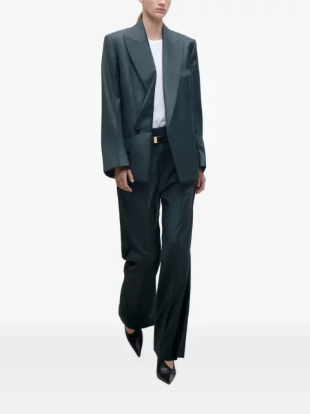Sacou Victoria Beckham cu rever verde