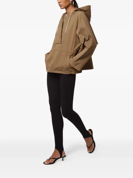 Geacă de vânt Apparis cu glugă maro