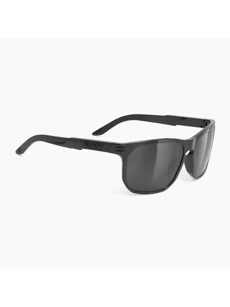 Napszemüveg Rudy Project Soundrise smoke black/black glossy. Méret: OS fekete