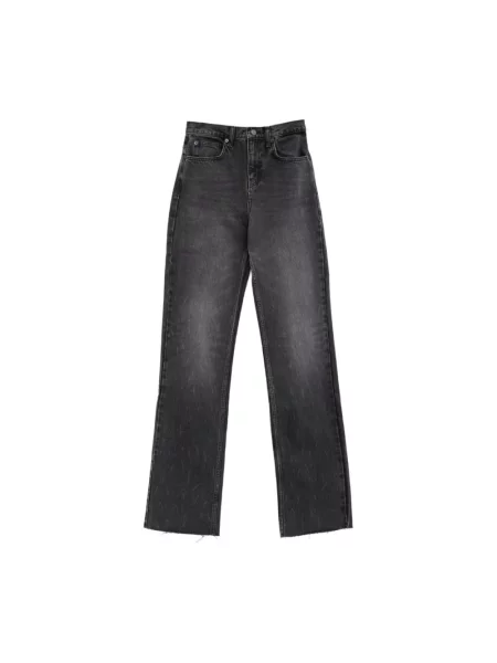 Jeansy The Frankie Shop szare