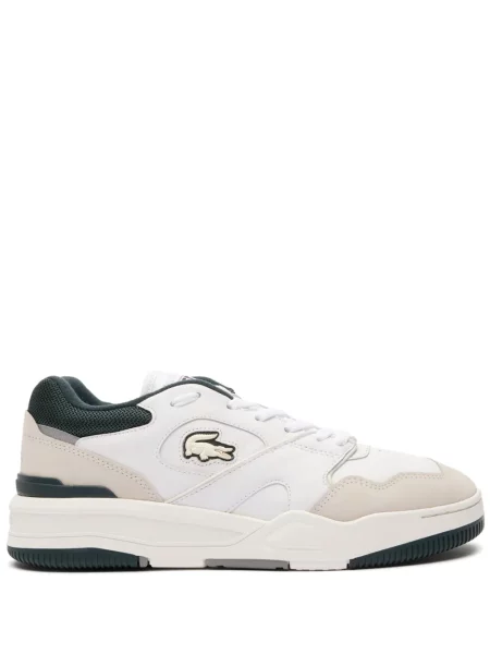 Sneakerși Lacoste din piele alb