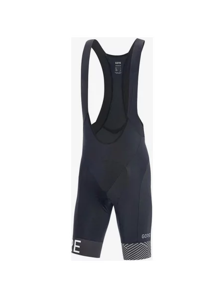 Spodenki GOREWEAR C5 Optiline czarno-białe S białe