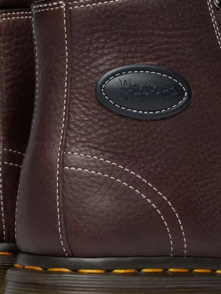 Кожаные ботинки Dr. Martens коричневые