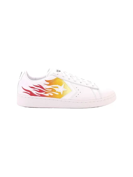 Pantofi Converse din piele alb