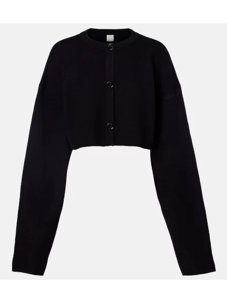 Cropp cardigan Toteme de lână negru