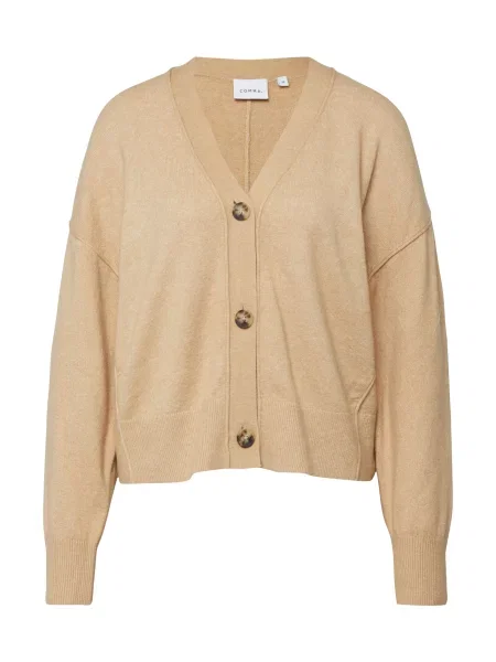 COMMA Geacă tricotată nisipiu
