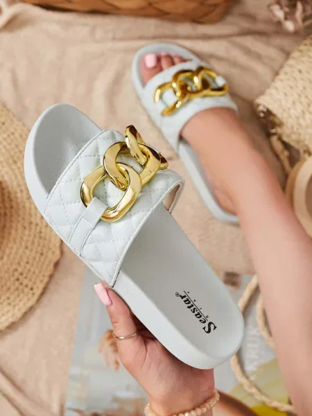 Домашни пантофи Resti бяло