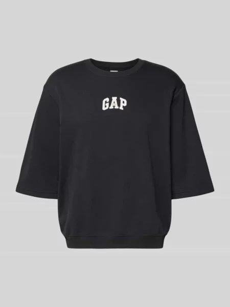 T-shirt z okrągłym dekoltem i nadrukiem z logo Gap