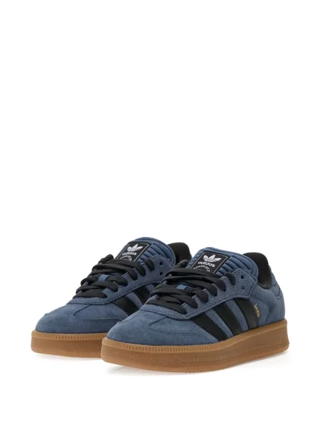 Sneakerși Adidas Samba cu dungi albastru