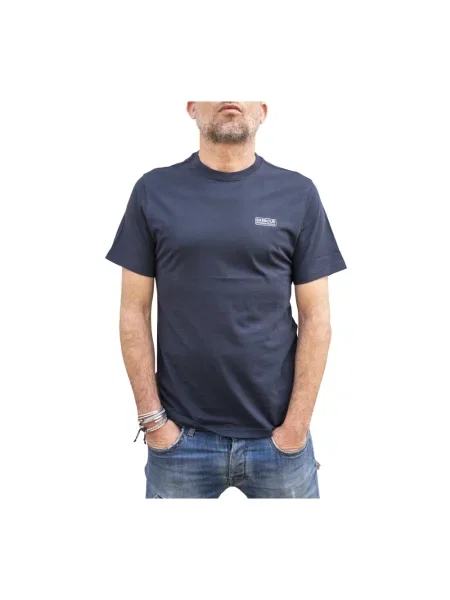 Koszulka Barbour z logo niebieska