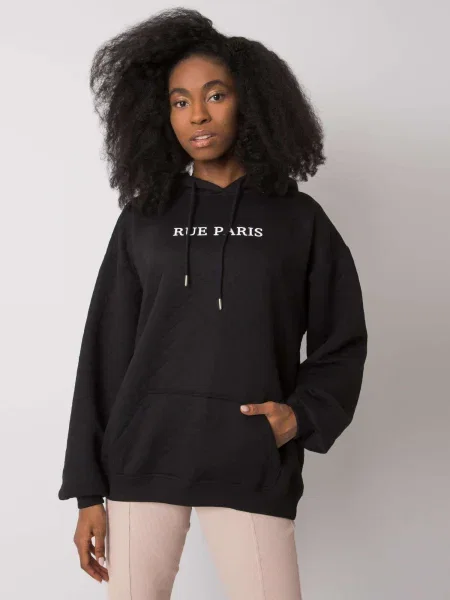 Hanorac Rue Paris negru