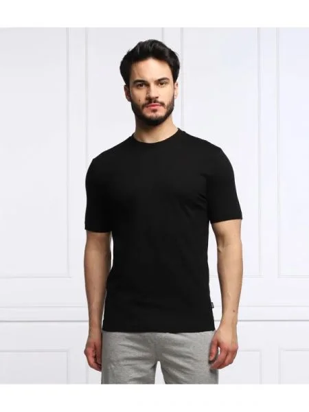 BOSS BLACK Póló Thompson 02 fekete