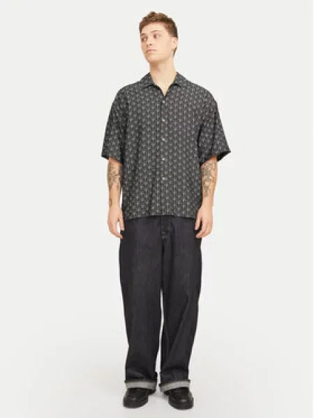 Jack&Jones Košile Marshall Wide Fit černá