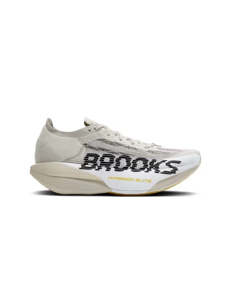 Brooks Hyperion Elite 6 Vaporous Grey Yellow Black Mężczyźni Buty sportowe Brooks Szary Size: 8 czarne