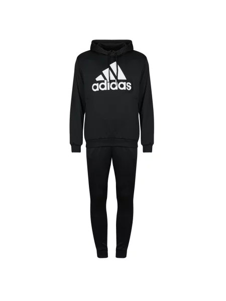 Frotir trenirka Adidas s kapuco črna