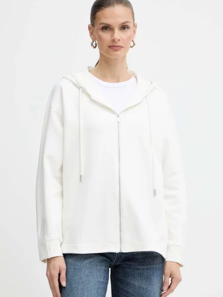 MM bluză ONORE cu glugă uni alb