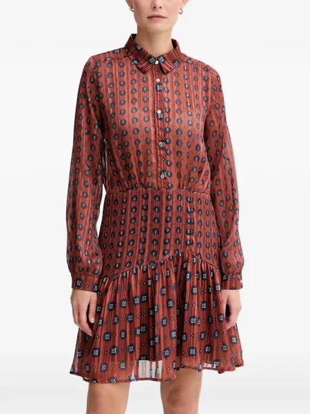 Rochie mini Morgan cu model floral cu imagine roșu