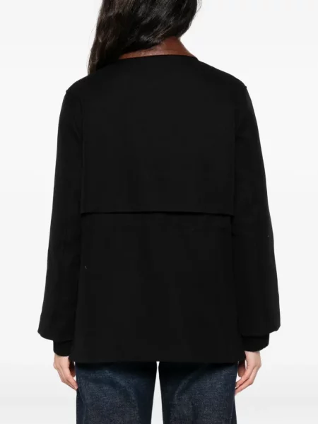 Geanta de piele Maje negru