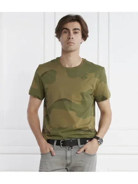 G- Star Raw Tricou Desert camo r t kaki