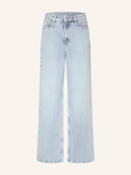 Boss Široké Džíny The Emma light/pastel blue modré