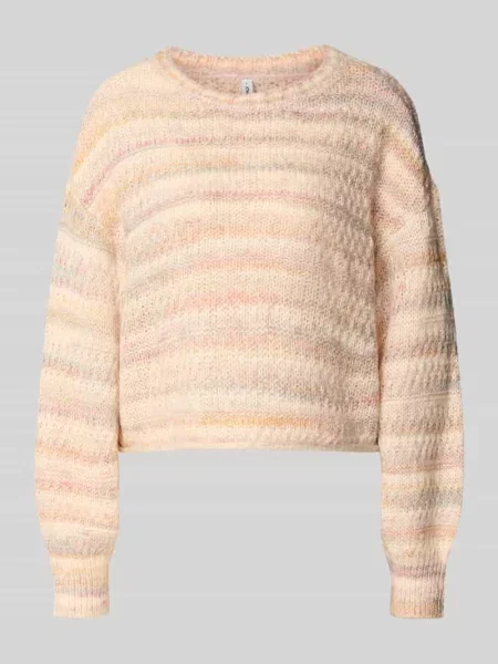 Sweter z miękką puszystą dzianiną Only
