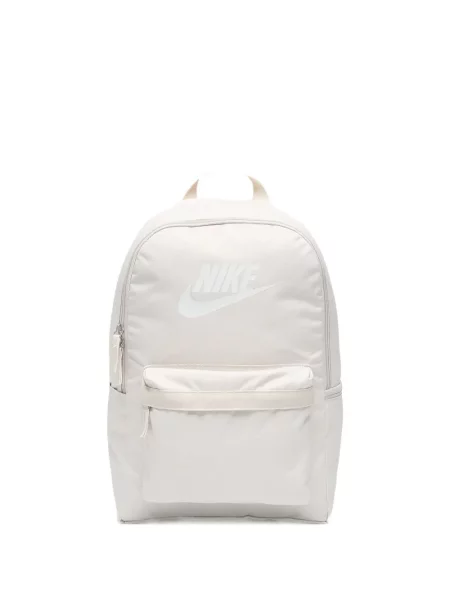Top sport Nike din fleece plisat fără mâneci alb