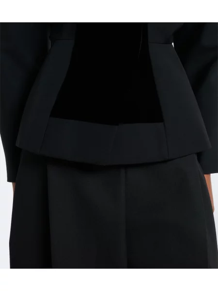 Kurtka Jacquemus wełniana czarna