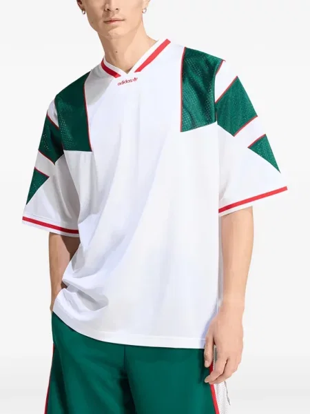 Tricou Adidas alergare cu șireturi din dantelă negru