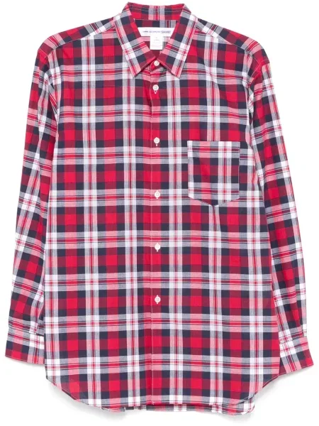 Košulja Comme Des Garçons Shirt karirana crvena