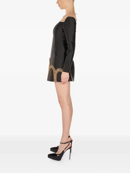 Rochie mini Araftu de costum negru