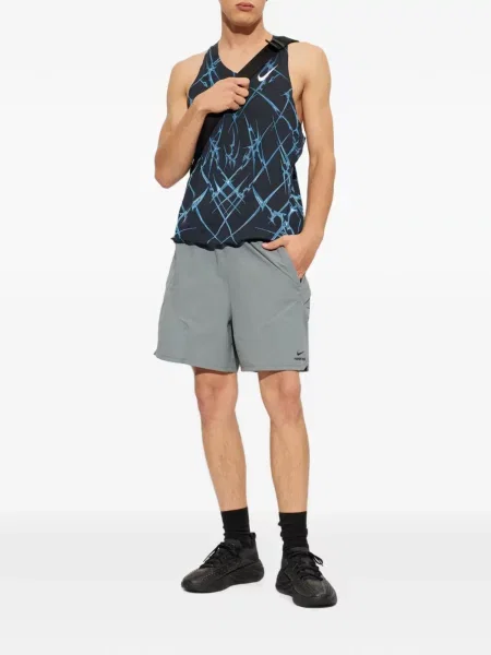 Tricou Nike fără mâneci cu glugă alb