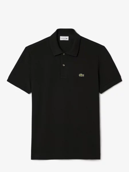 Поло Lacoste черное