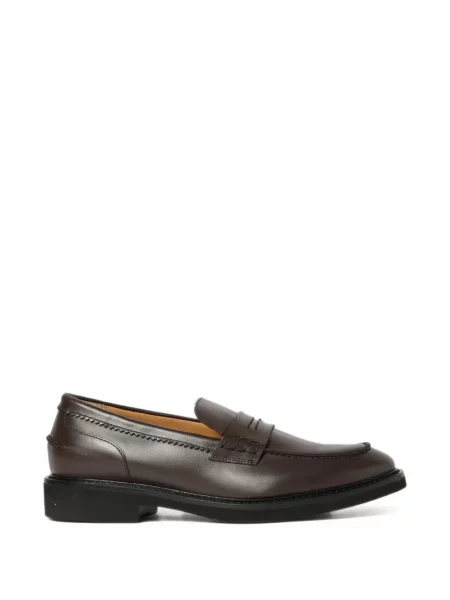 Pantofi loafer Anna F. din piele maro