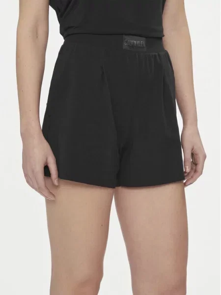 Calvin Klein Underwear Kratke hlače iz tkanine črna