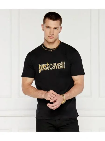 Just Cavalli Tricou negru