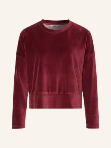 Herrlicher Bluza Sena Z Aksamitu rot