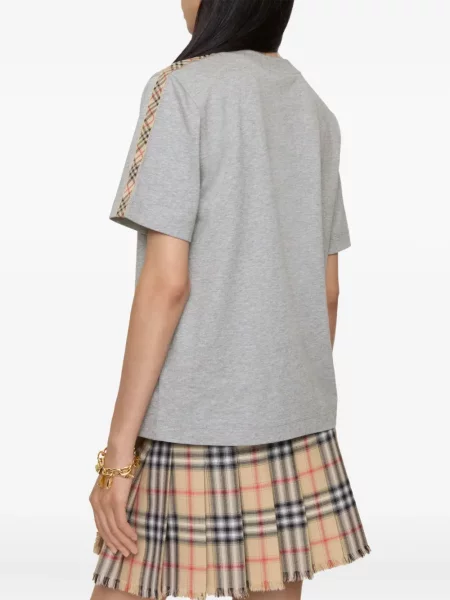 Καρό μπλούζα Burberry γκρι