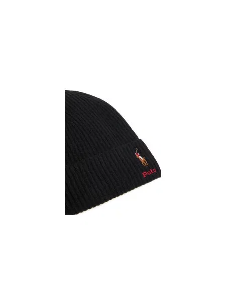 Sada čepice a šál Polo Ralph Lauren černý