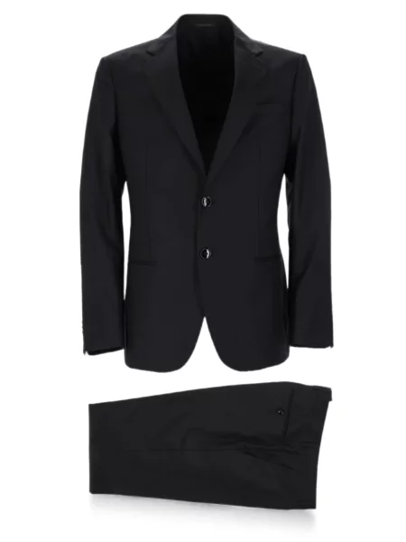 Costum Giorgio Armani de lână negru
