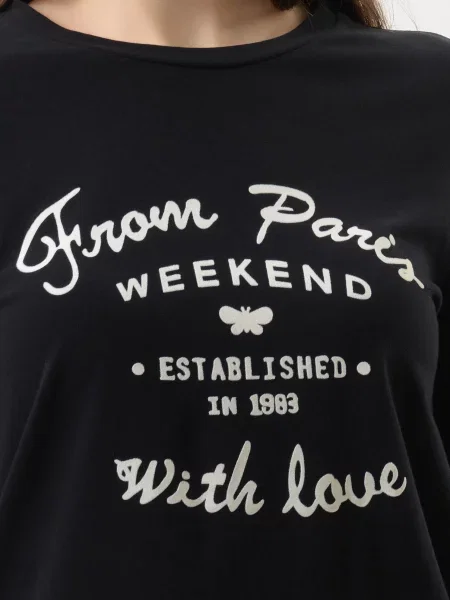 Лонгслив Weekend Max Mara черный