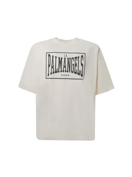 Koszulka Palm Angels retro z logo biała