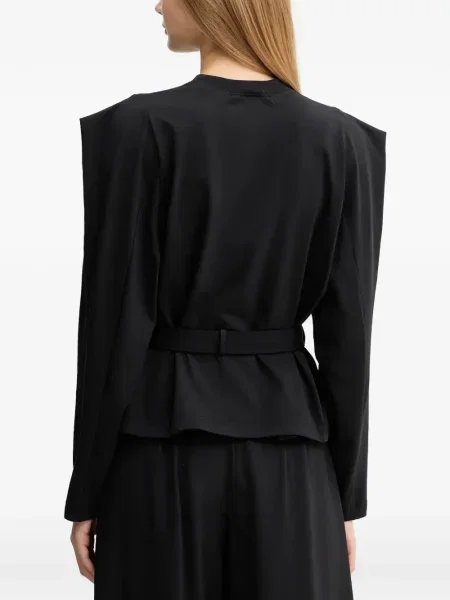 Top Versace Jeans Couture negru