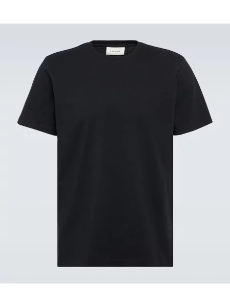Tricou Frame din jerseu negru