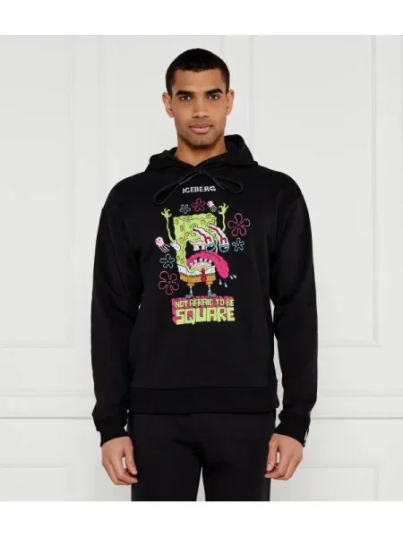 Iceberg Hanorac Iceberg x SpongeBob negru