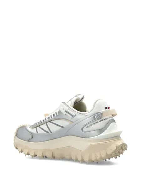 Sneakerși Moncler Trailgrip din piele argintiu