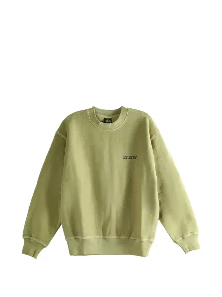 Hanorac crewneck Stüssy verde