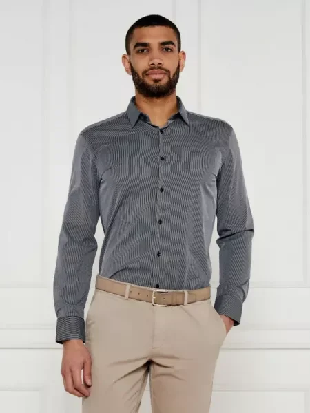 BOSS BLACK Cămașă negru