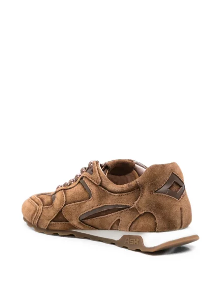Sneakerși Ash din piele de căprioară maro