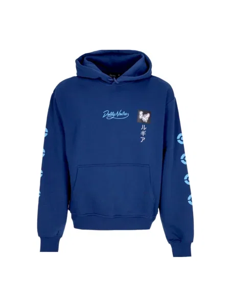 Bluza z kapturem Dolly Noire z kapturem niebieska